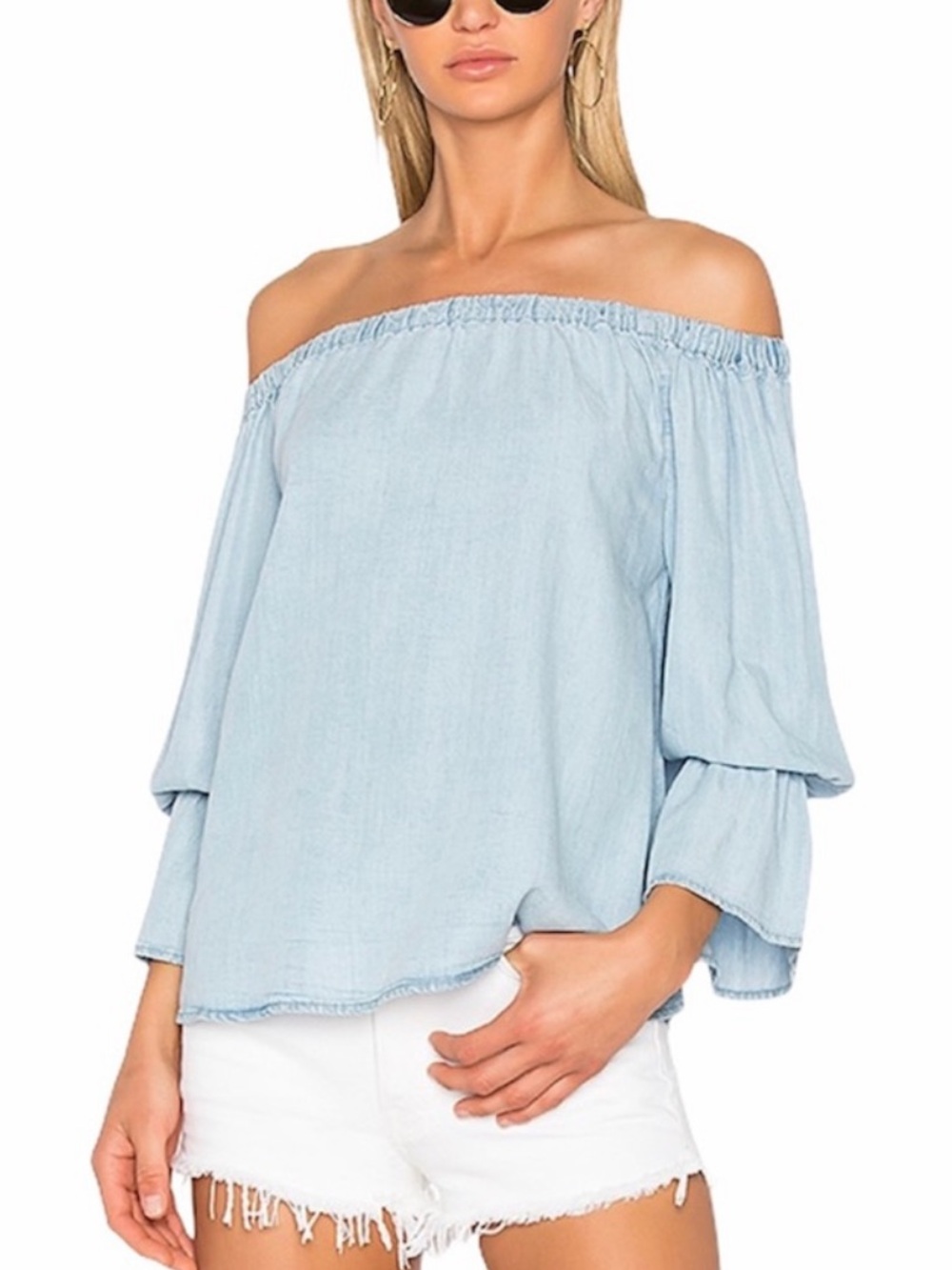 Sanctuary — Charlotte Off-Shoulder Top in Sun-bleached - Picture 2 of 10